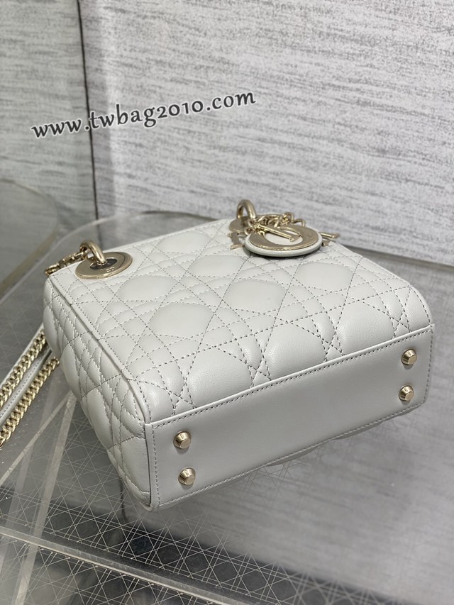 Dior专柜新款Lady女包迪奥顶级原单Classic Lady戴妃包三格小包 djfk1108
